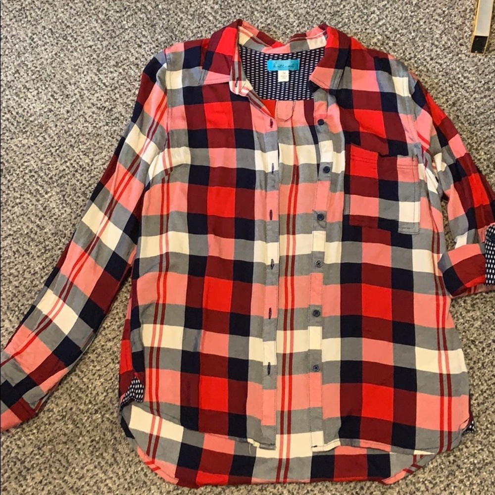 Long sleeve plaid shirt